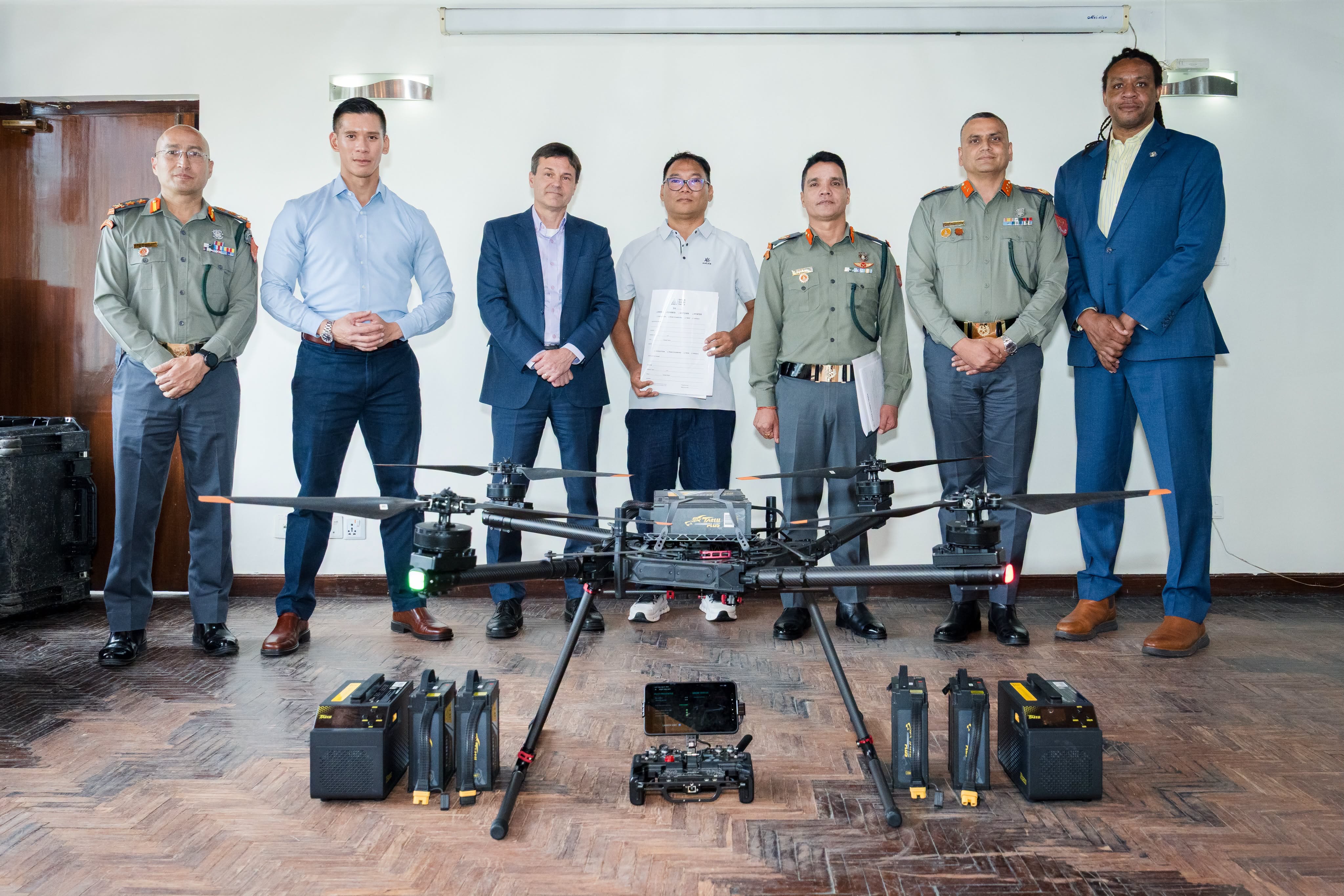 US hands over cargo drone to APF for flood relief operations